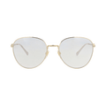 Gucci Round-Frame Metal Sunglasses — Gold