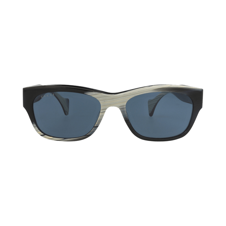 Gucci Square-Frame Recycled Acetate Sunglasses — Black