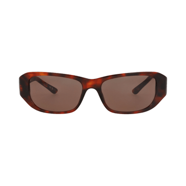 Balenciaga Square-Frame Recycled Acetate Sunglasses — Brown