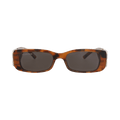 Balenciaga Square-Frame Recycled Acetate Sunglasses — Brown