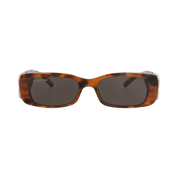 Balenciaga Square-Frame Recycled Acetate Sunglasses — Brown