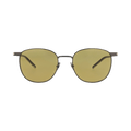 Saint Laurent Round-Frame Metal Sunglasses — Silver