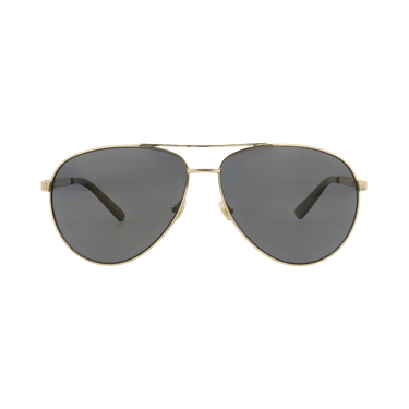 Gucci Aviator-Frame Metal Sunglasses — Gold