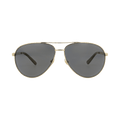 Gucci Aviator-Frame Metal Sunglasses — Gold