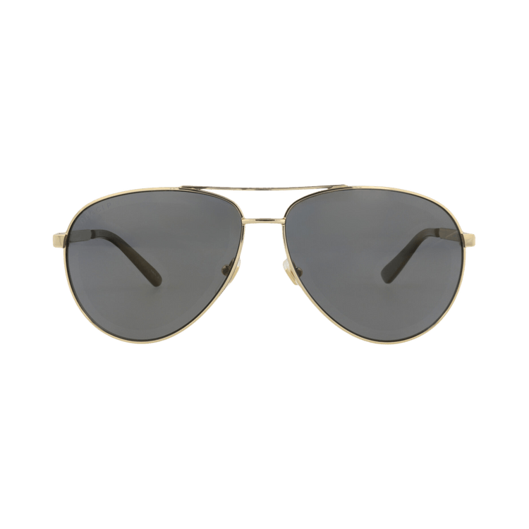 Gucci Aviator-Frame Metal Sunglasses — Gold