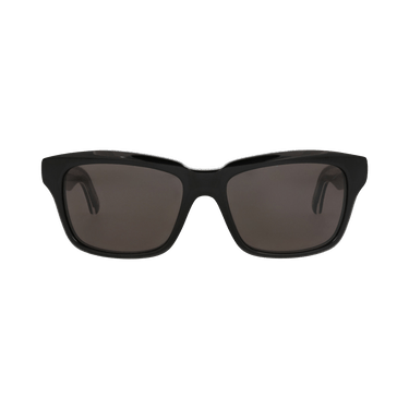 Balenciaga Square-Frame Recycled Acetate Sunglasses — Black