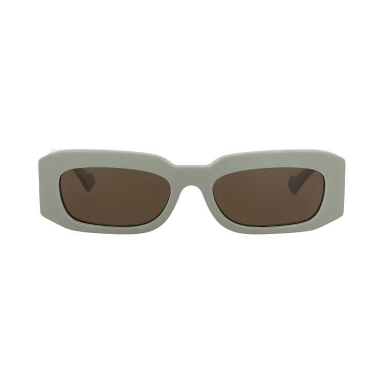 Gucci Square-Frame Recycled Acetate Sunglasses — Green