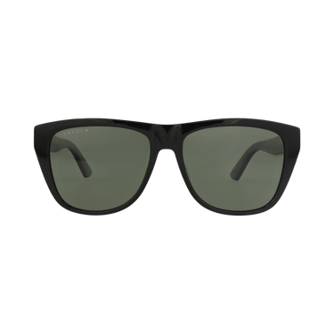 Gucci Square-Frame Acetate Sunglasses — Black