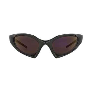 Balenciaga Shield-Frame Bio Injection Sunglasses — Black