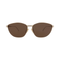 Balenciaga Cat Eye-Frame Metal Sunglasses — Gold