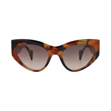 Gucci Cat Eye-Frame Recycled Acetate Sunglasses — Brown