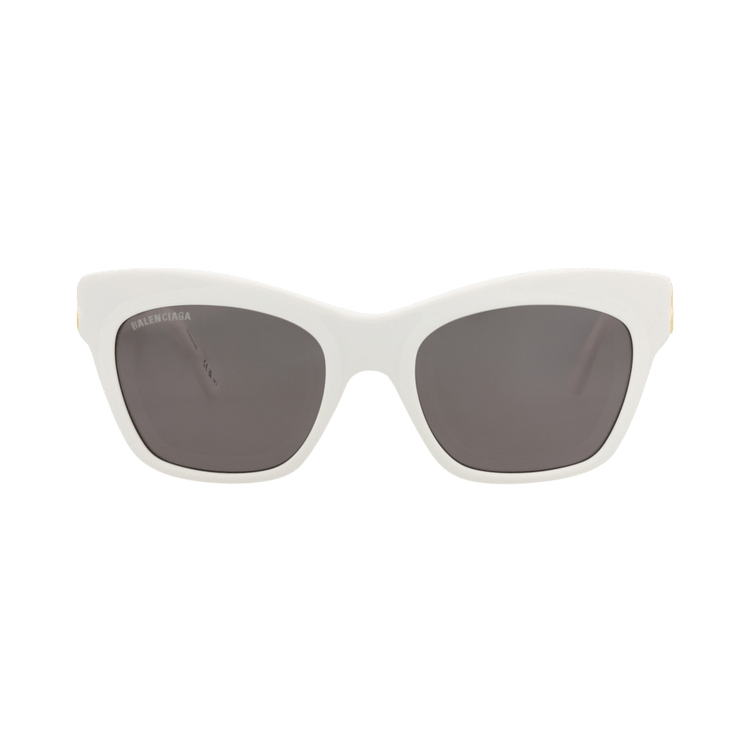 Balenciaga Cat Eye-Frame Acetate Sunglasses — White