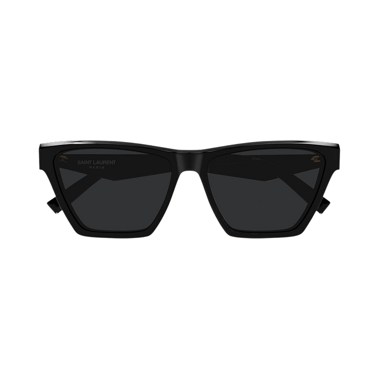 Saint Laurent Strong Cat Eye Shape Sunglasses — Black