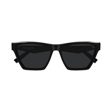 Saint Laurent Strong Cat Eye Shape Sunglasses — Black
