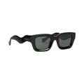 Charles Jeffrey Loverboy Topsy Turvy Sunglasses — Black