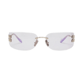 Miu Miu Frameless Sunglasses — Purple