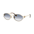 Miu Miu Logo Sunglasses — Gold