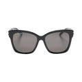 Balenciaga Dynasty Square-Frame Sunglasses — Black
