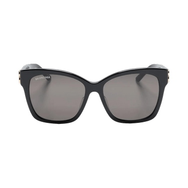 Balenciaga Dynasty Square-Frame Sunglasses — Black