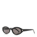 Saint Laurent Oval Sunglasses — Black SL 567