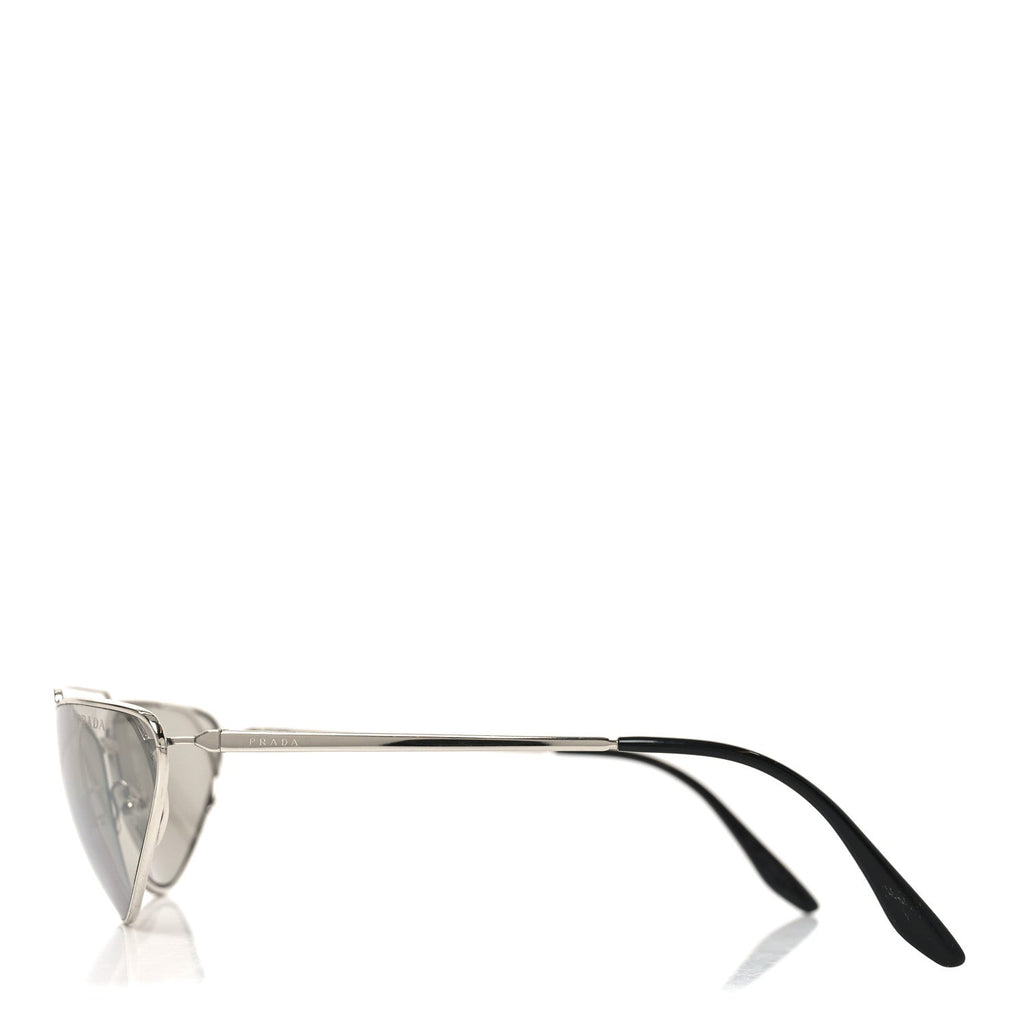 Prada Cat-Eye Sunglasses — Silver SPR 62V