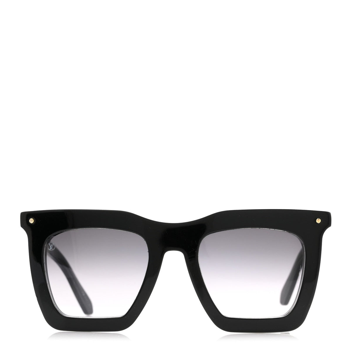 Louis Vuitton Square Sunglasses — Black Z1217E