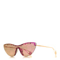 Gucci Cat-Eye Sunglasses — Purple GG0666S