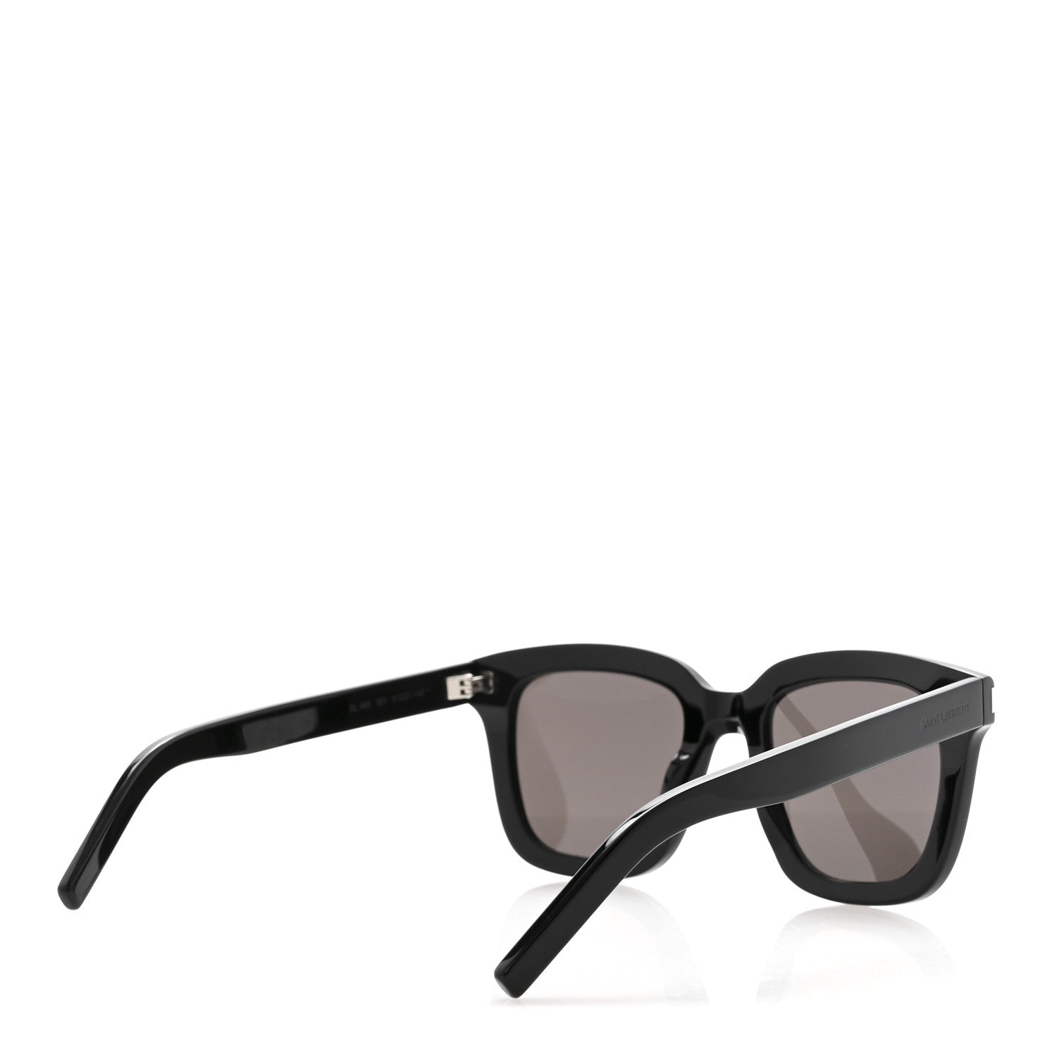 Saint Laurent Square Sunglasses — Black SL 465