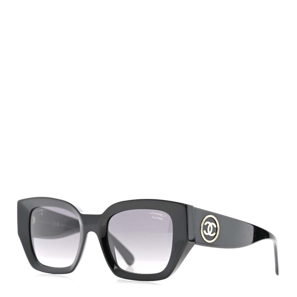 Chanel Square Sunglasses — Black