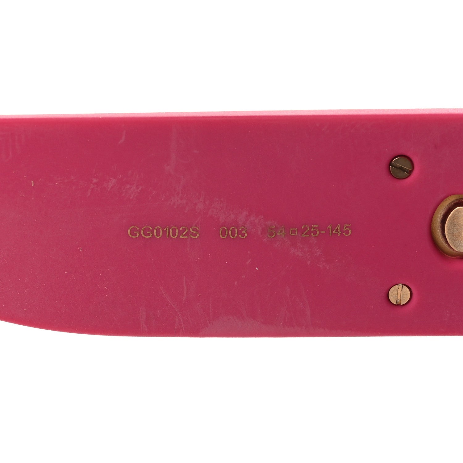 Gucci Square Sunglasses — Pink GG0102S