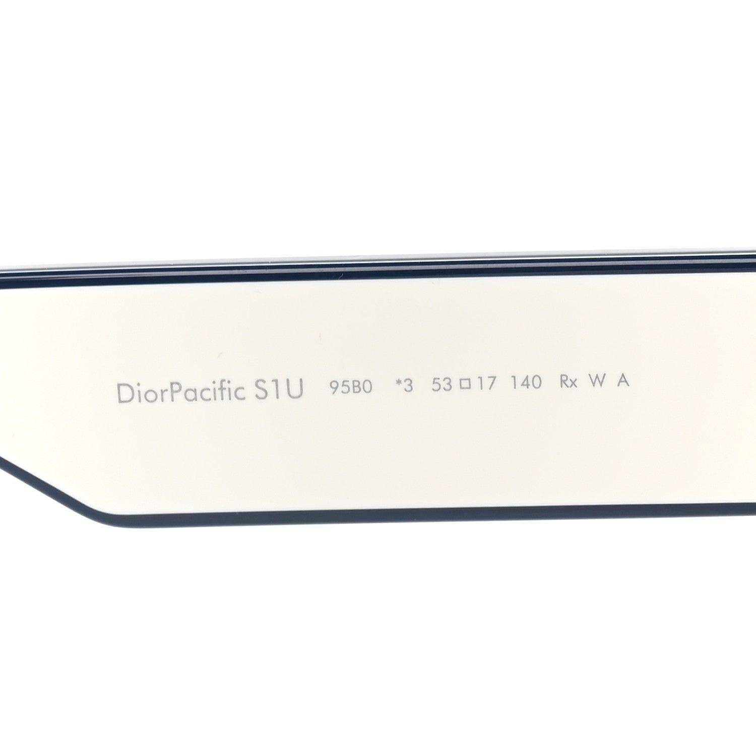 Dior Square Sunglasses — White