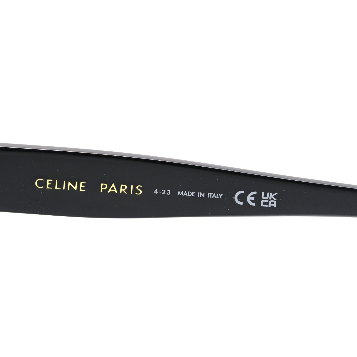 Celine Square Sunglasses — Black