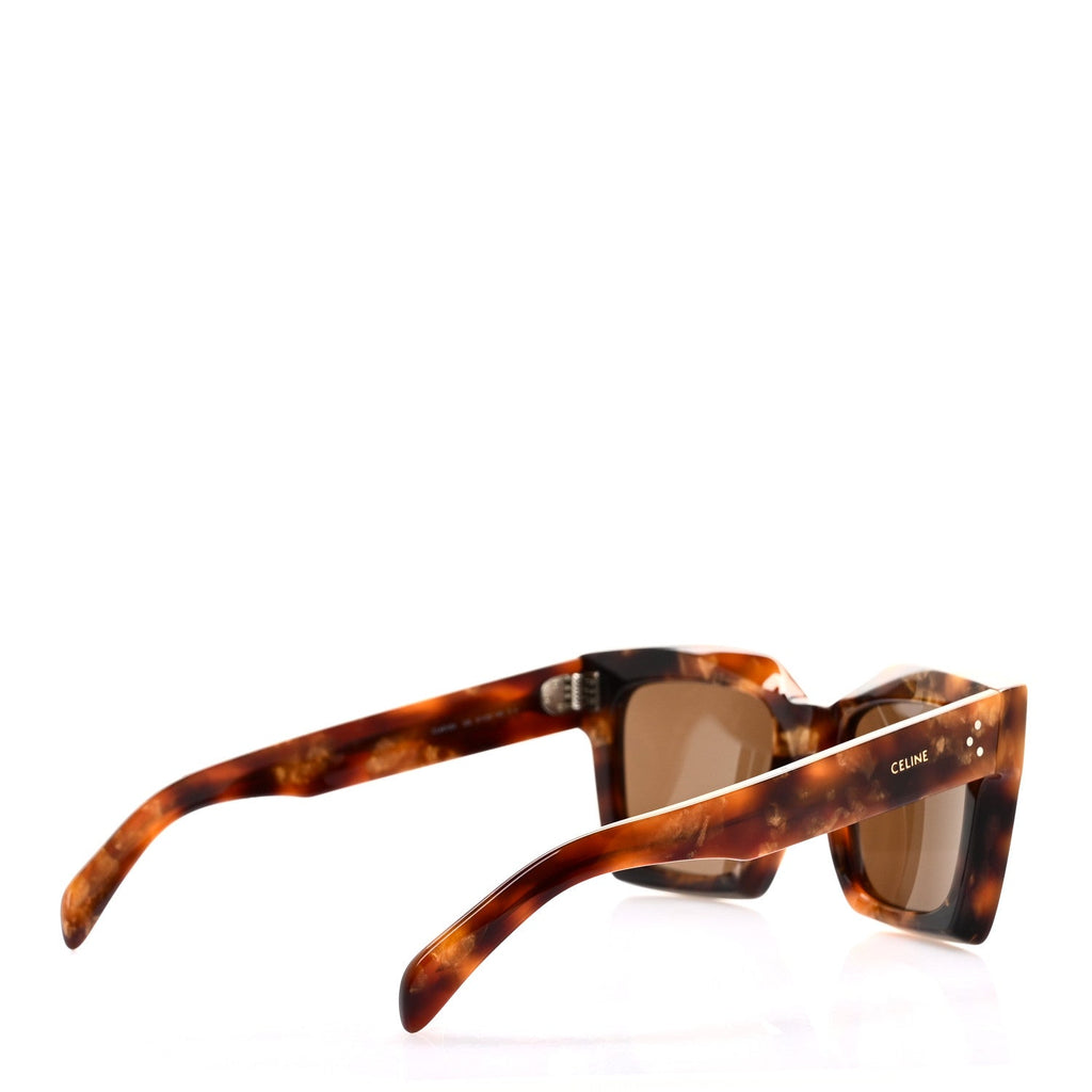 Celine Square Sunglasses — Tortoise