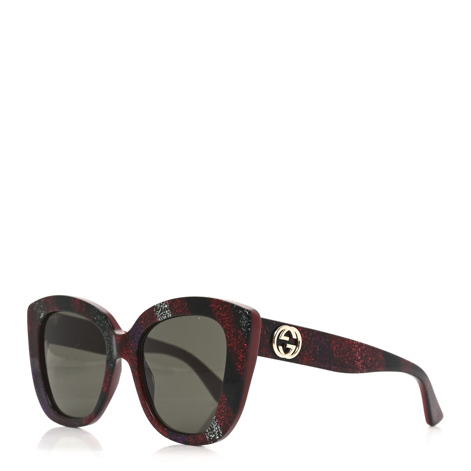 Gucci Square Sunglasses — Red GG0327S
