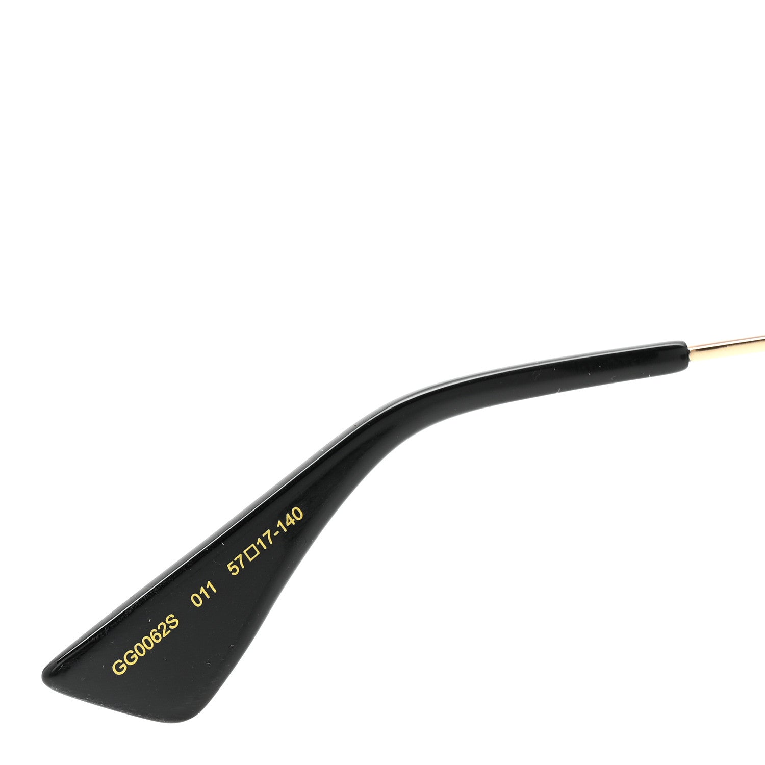 Gucci Aviator Sunglasses — Black GG0062S