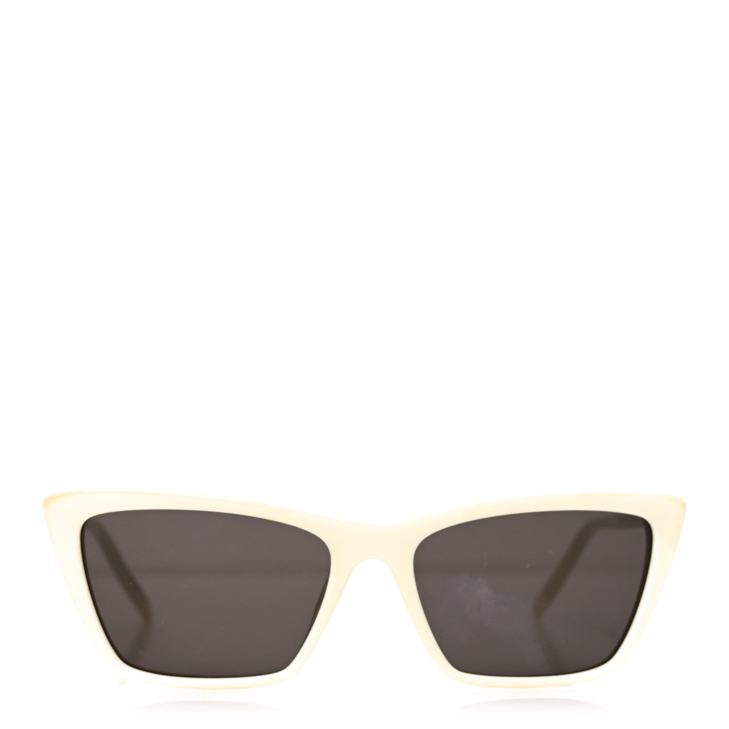 Saint Laurent Cat-Eye Sunglasses — Ivory SL 737