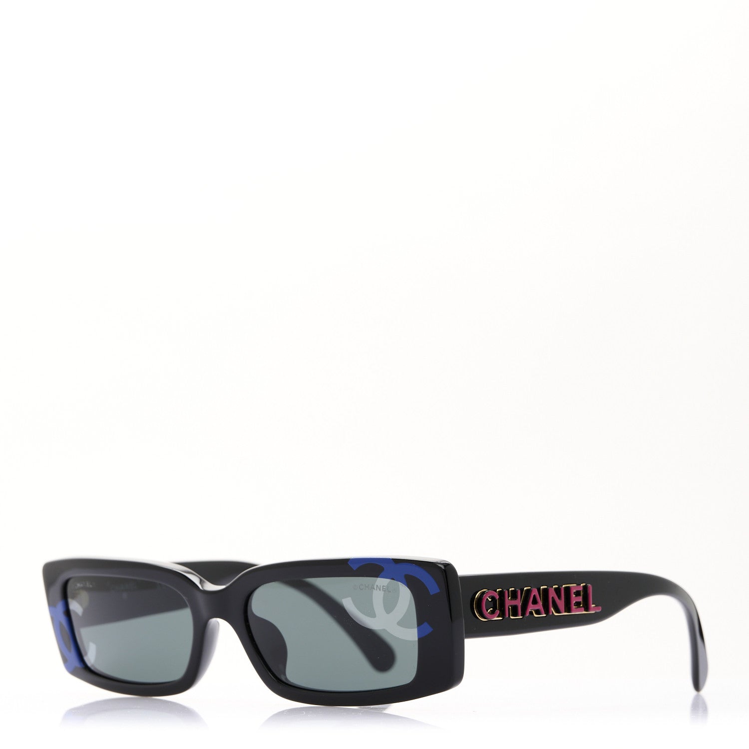 Chanel Square Sunglasses — Black