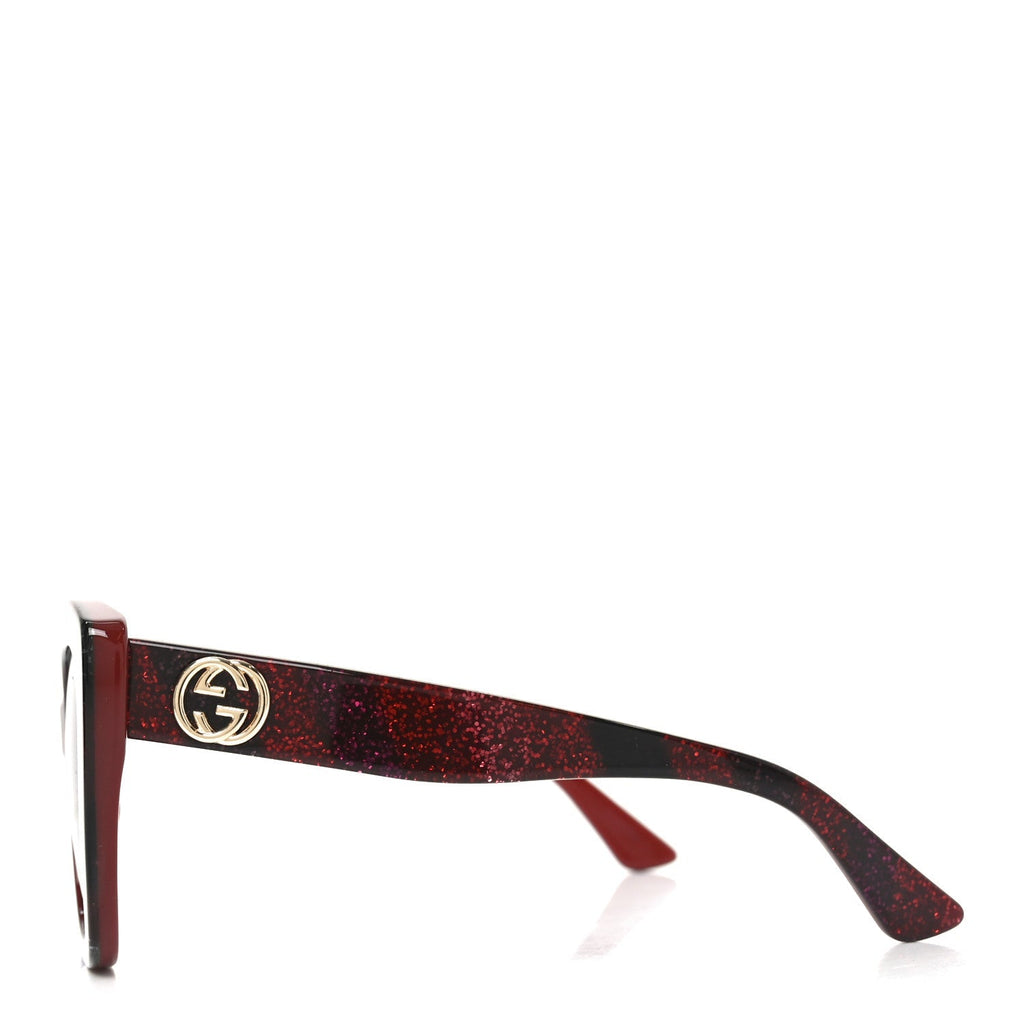 Gucci Square Sunglasses — Red GG0327S