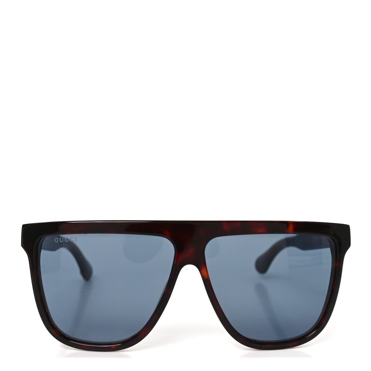 Gucci Oversized Square Sunglasses — Tortoise GG0582S