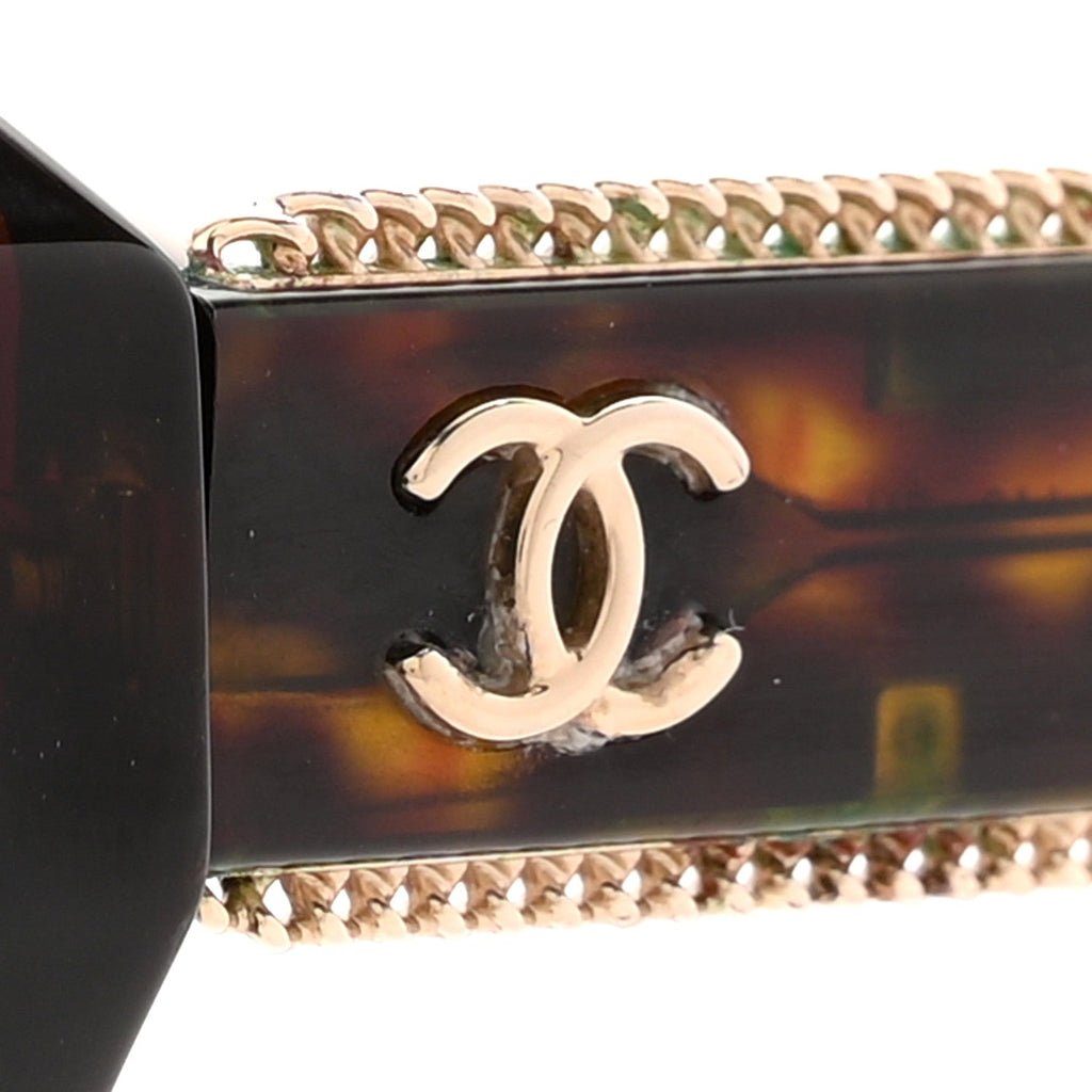 Chanel Square Sunglasses — Tortoise 5516-A