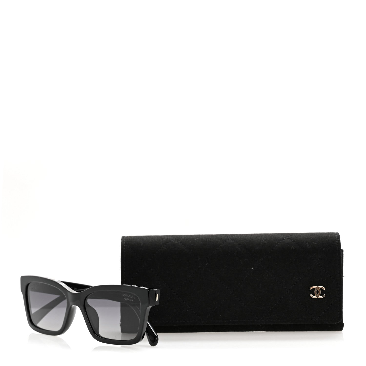 Chanel Square Sunglasses — Black 5417-A