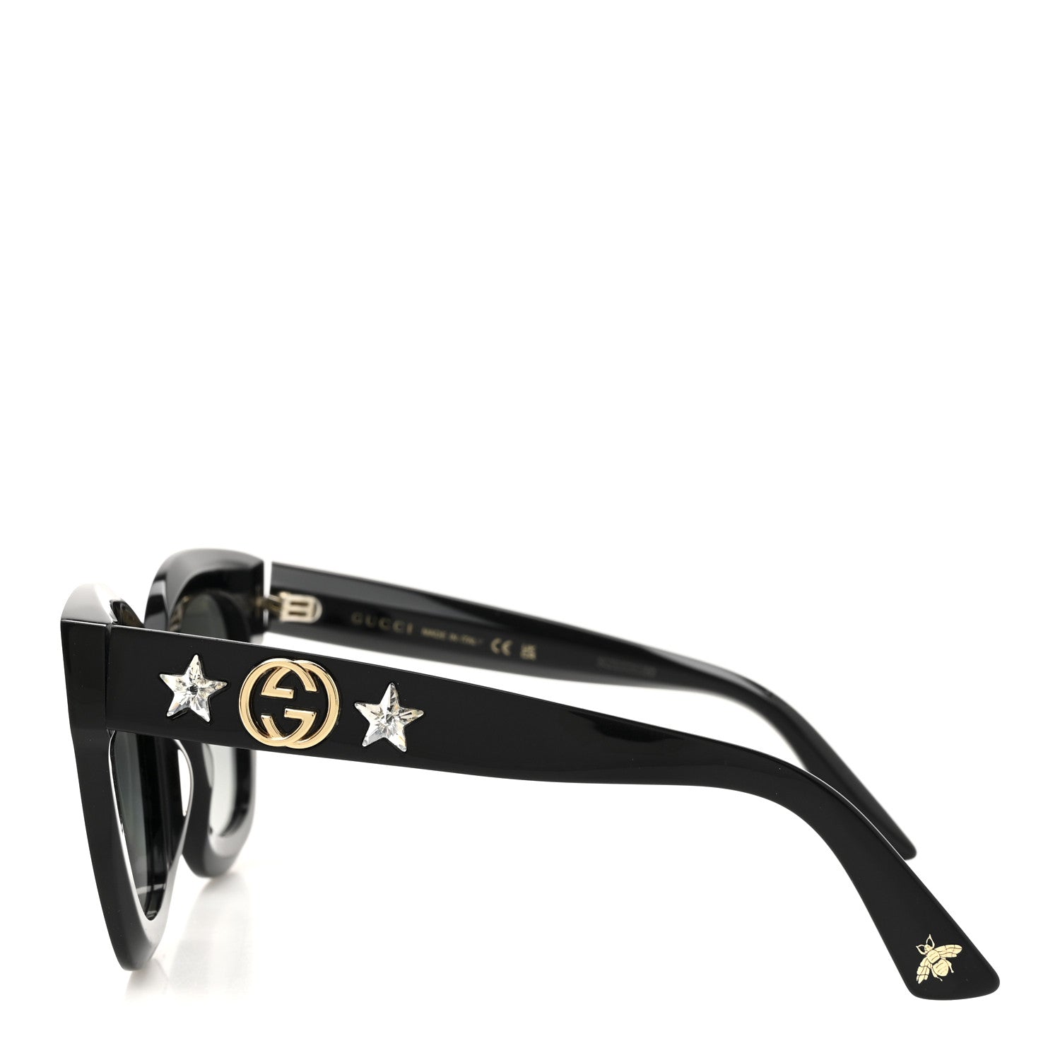Gucci Round Sunglasses — Crystal GG0208S