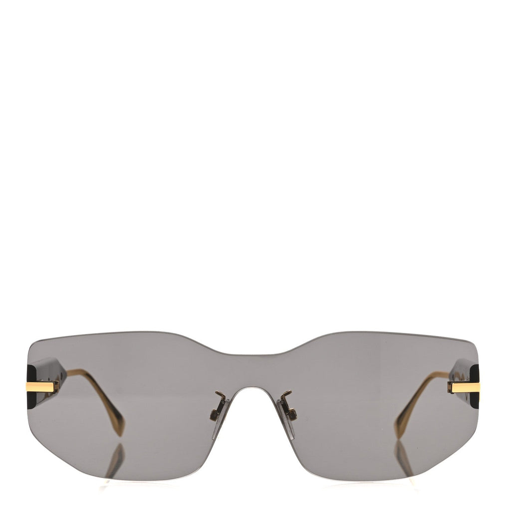 Fendi Shield Sunglasses — Black