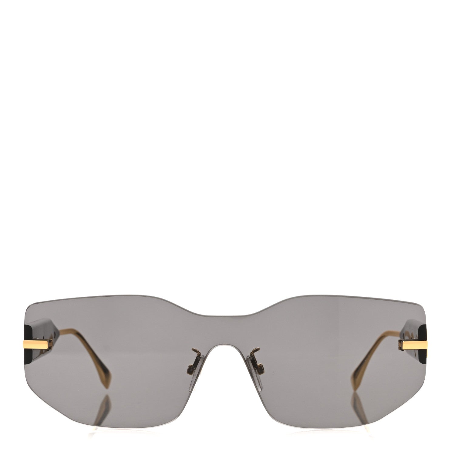 Fendi Shield Sunglasses — Black