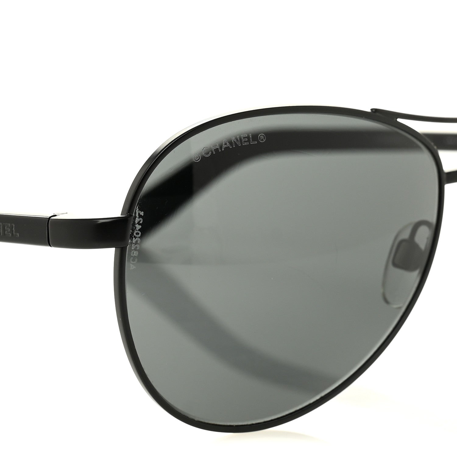 Chanel Aviator Sunglasses — Black