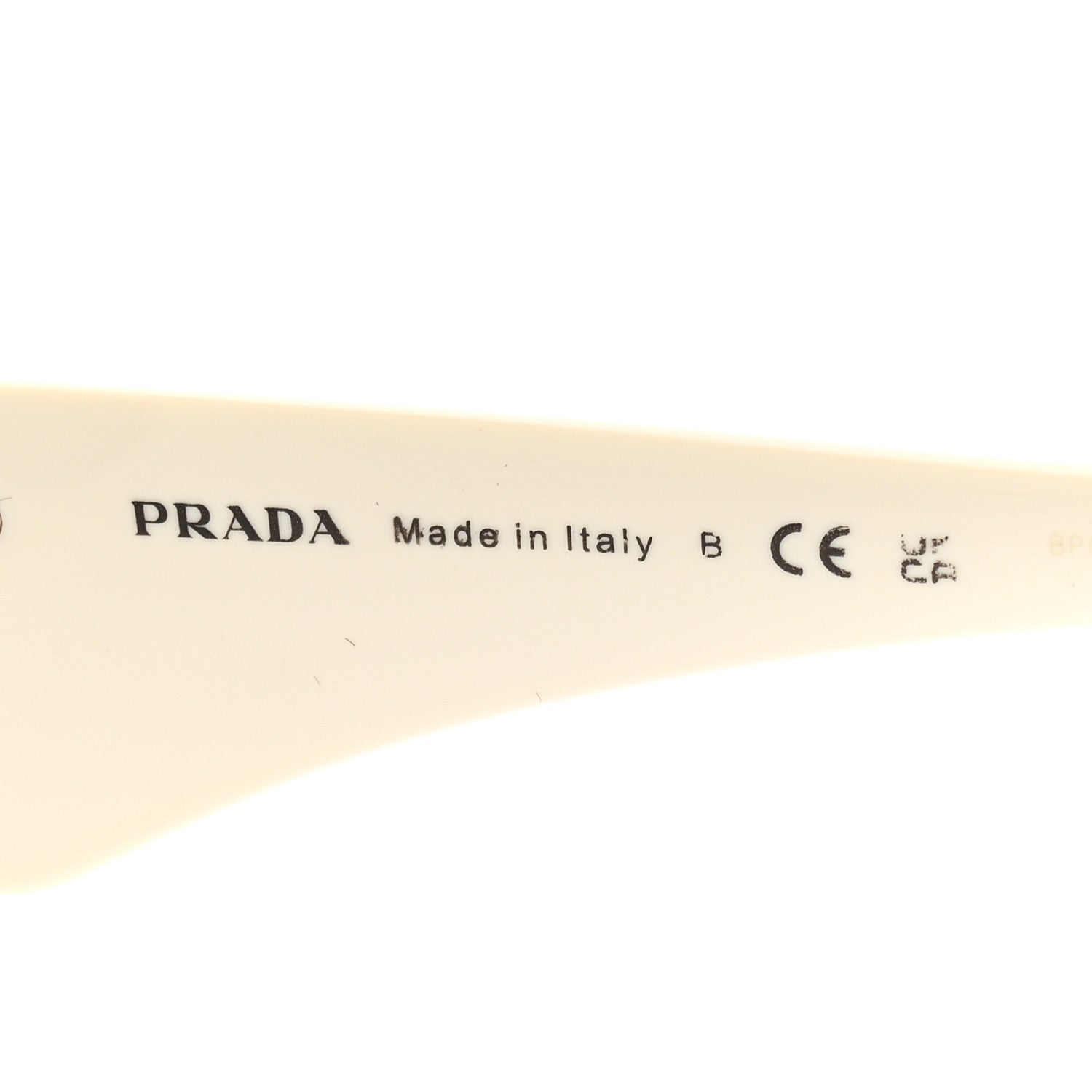 Prada Oval Sunglasses — White SPR 20Z