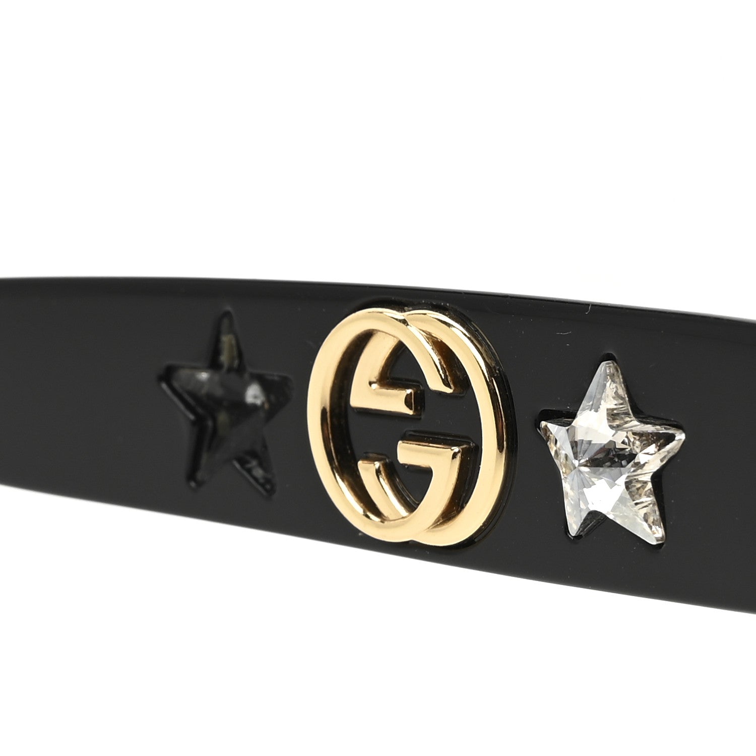 Gucci Round Sunglasses — Crystal GG0208S