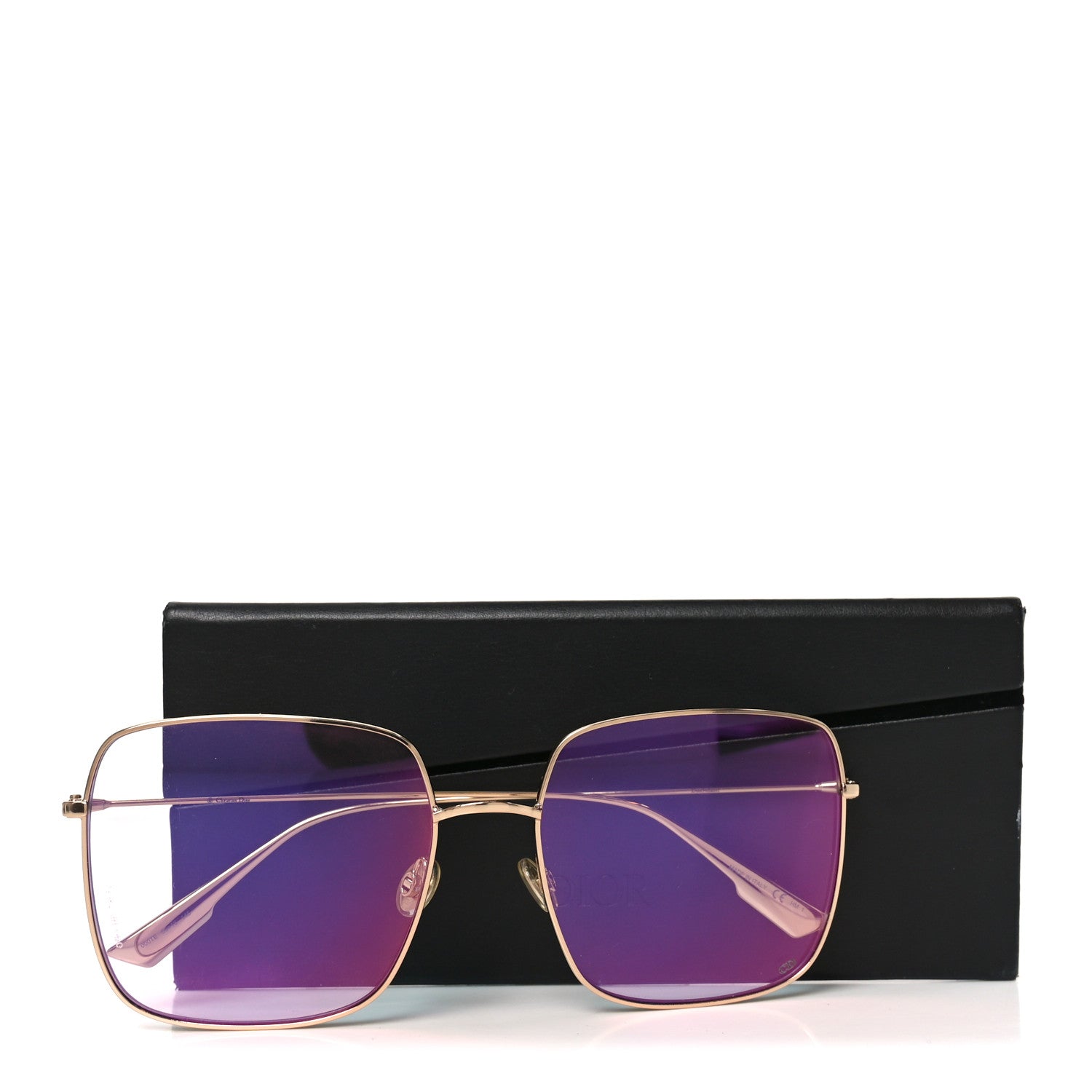 Dior Square Sunglasses — Pink