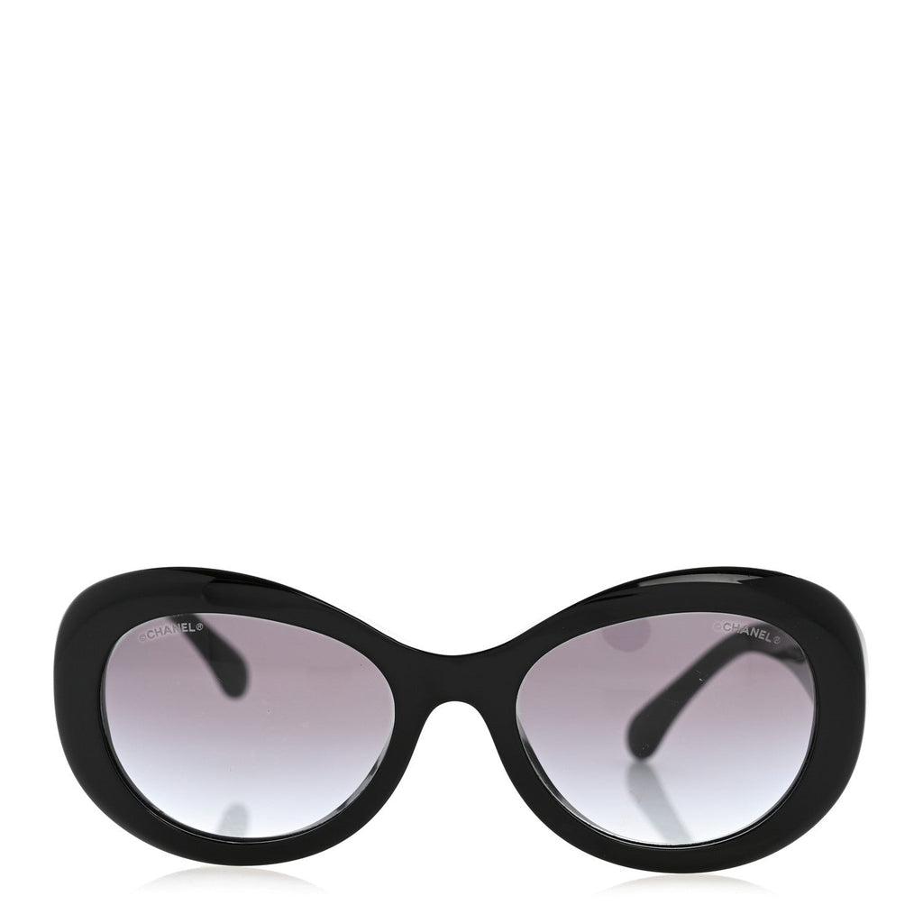 Chanel Round Sunglasses — Black 5469-B