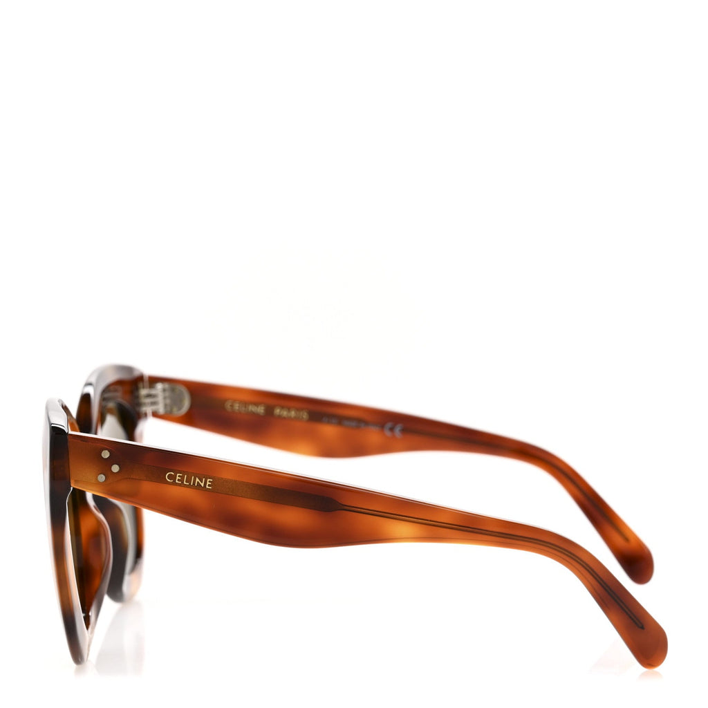 Celine Square Sunglasses — Havana